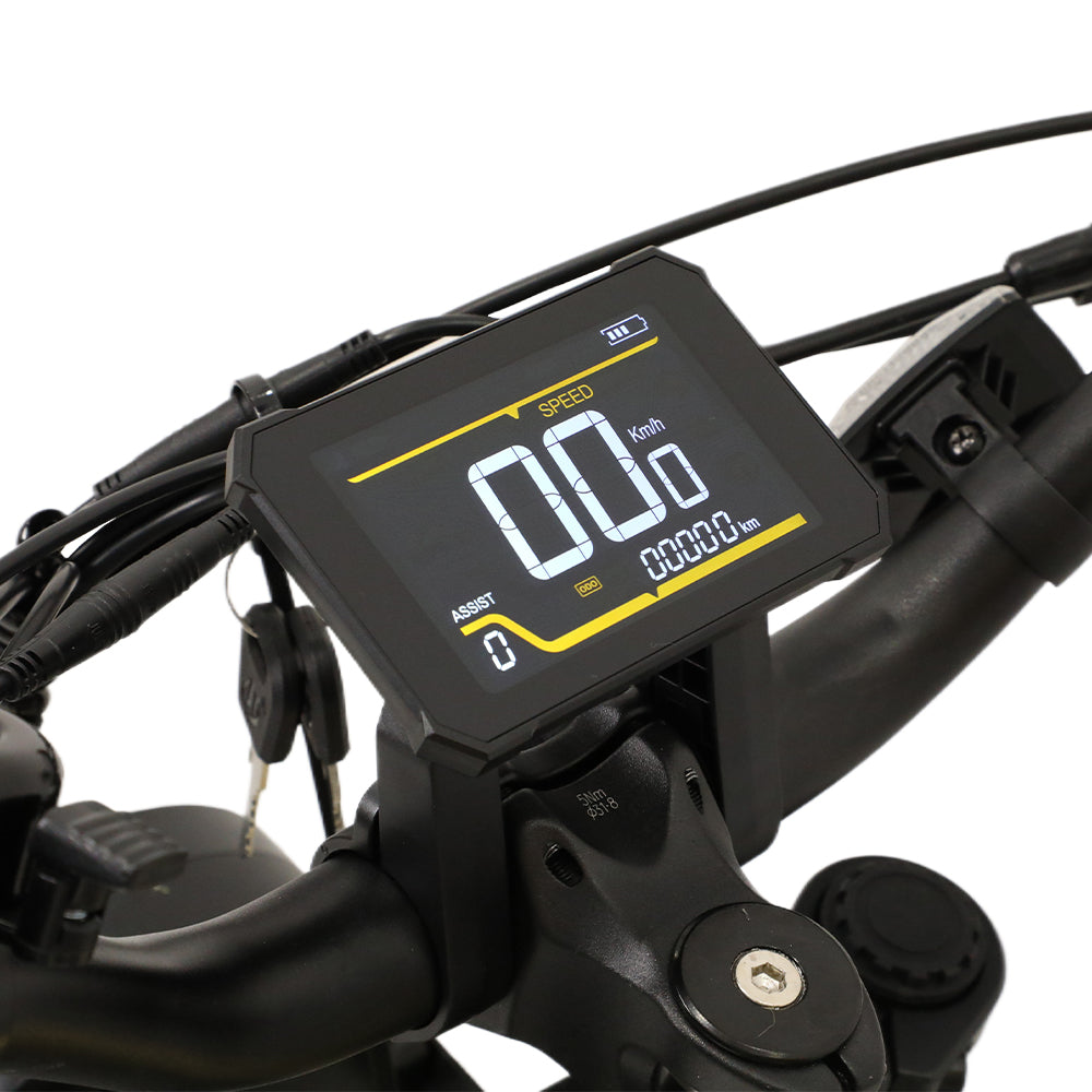 ONESPORT W66 BEIGE – E-BIKE Urbana con Batteria Integrata, Motore BAFANG 48V 500W e Display LCD