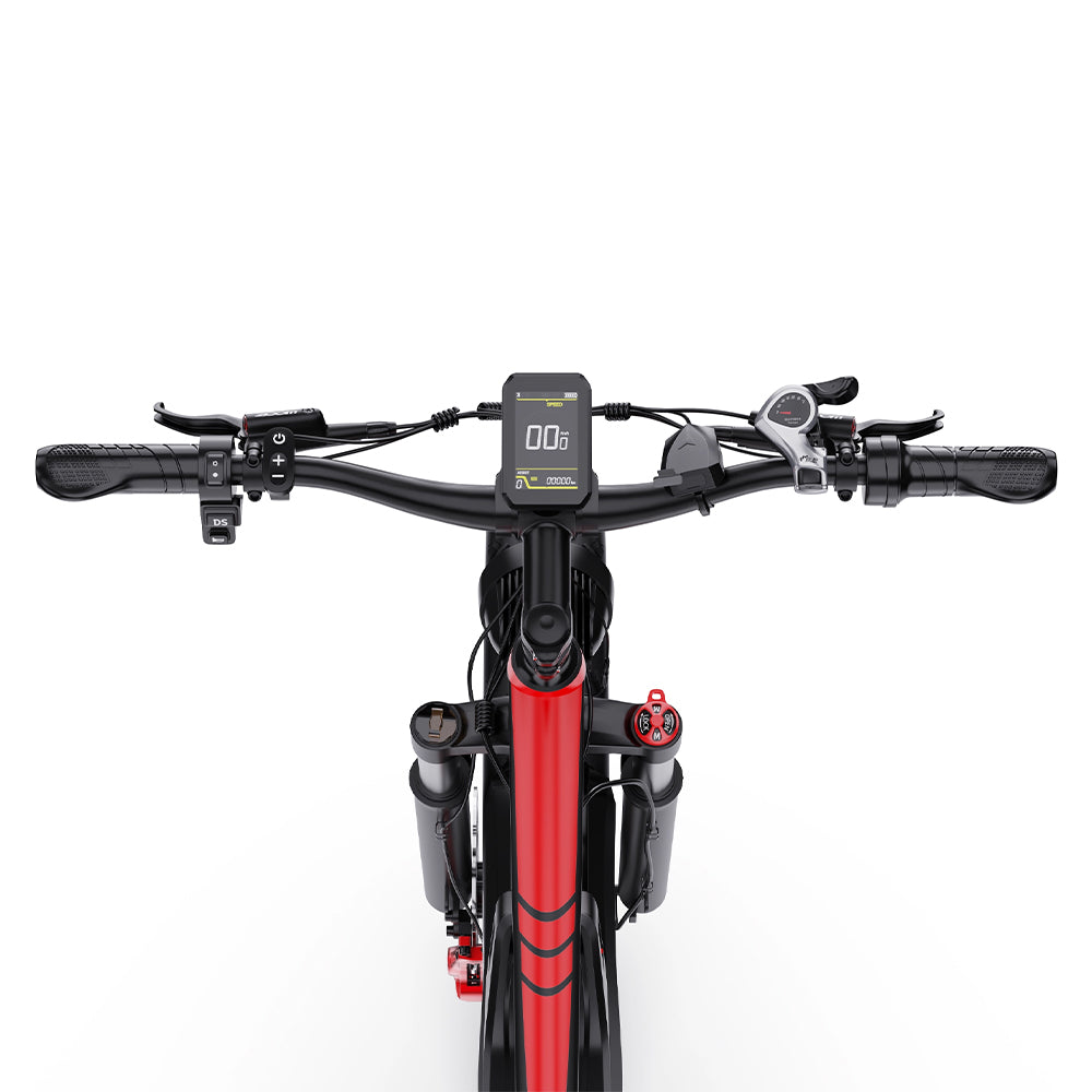 DUOTTS S26 PRO BLACK– E-Bike, 2 MOTORI 750W con Portapacchi, Doppia Modalità e Display LCD