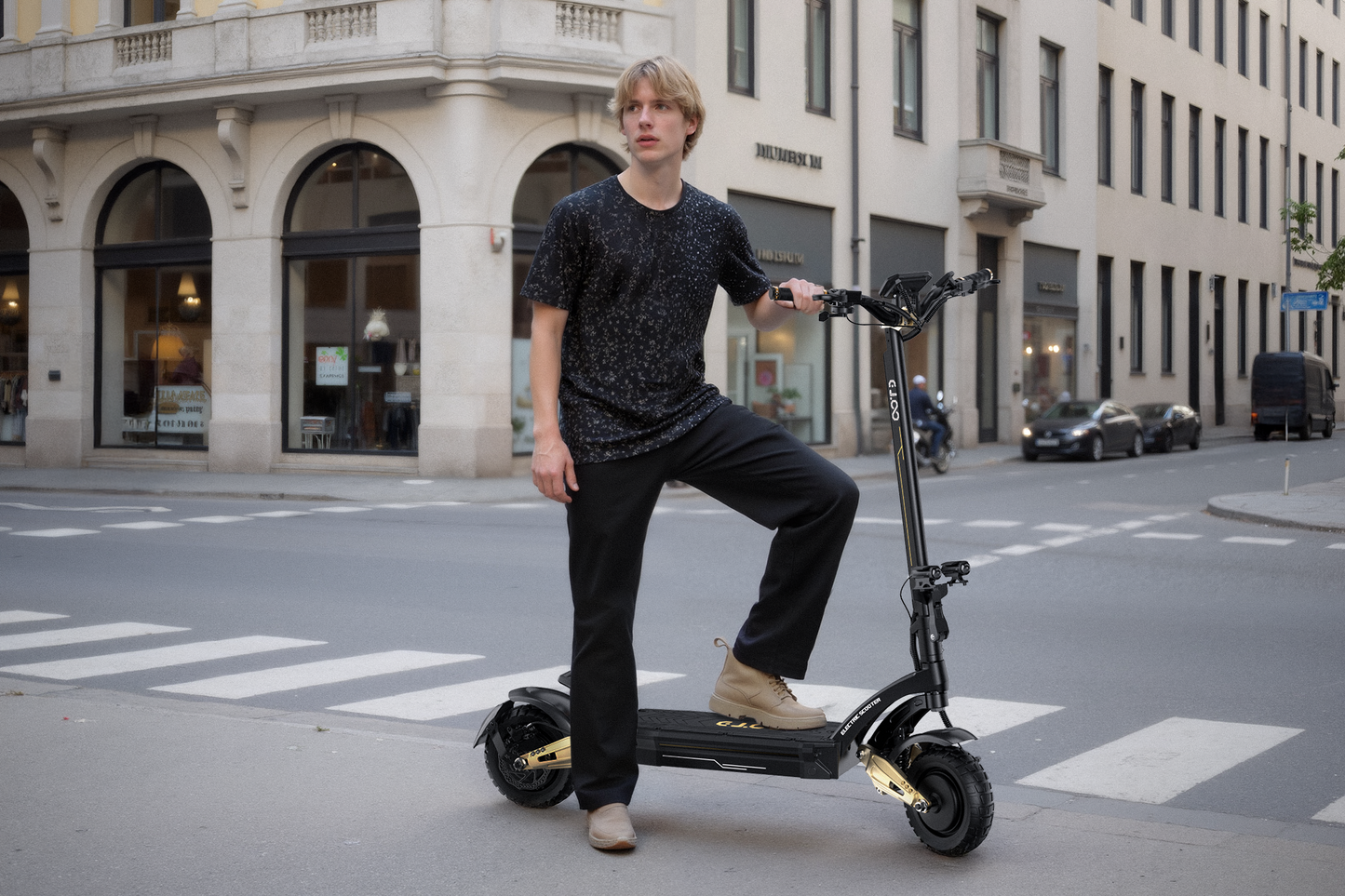 MONOPATTINO Elettrico OOTD S30 | 1200W | 65 km/h | Autonomia 65km | Freni a Disco Idraulici