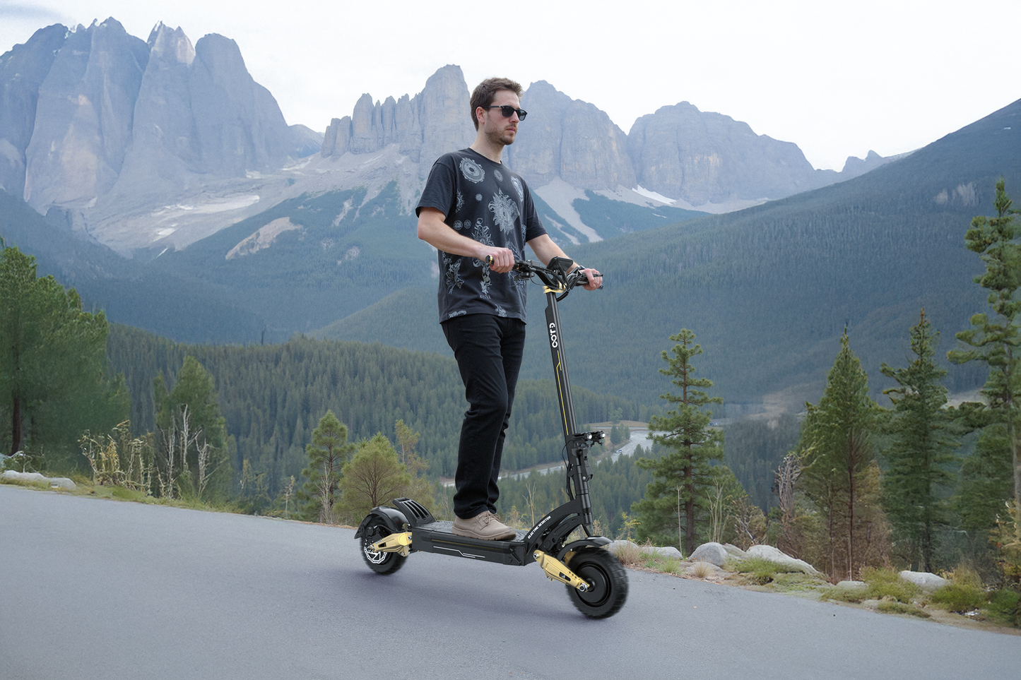 MONOPATTINO Elettrico OOTD S30 | 1200W | 65 km/h | Autonomia 65km | Freni a Disco Idraulici