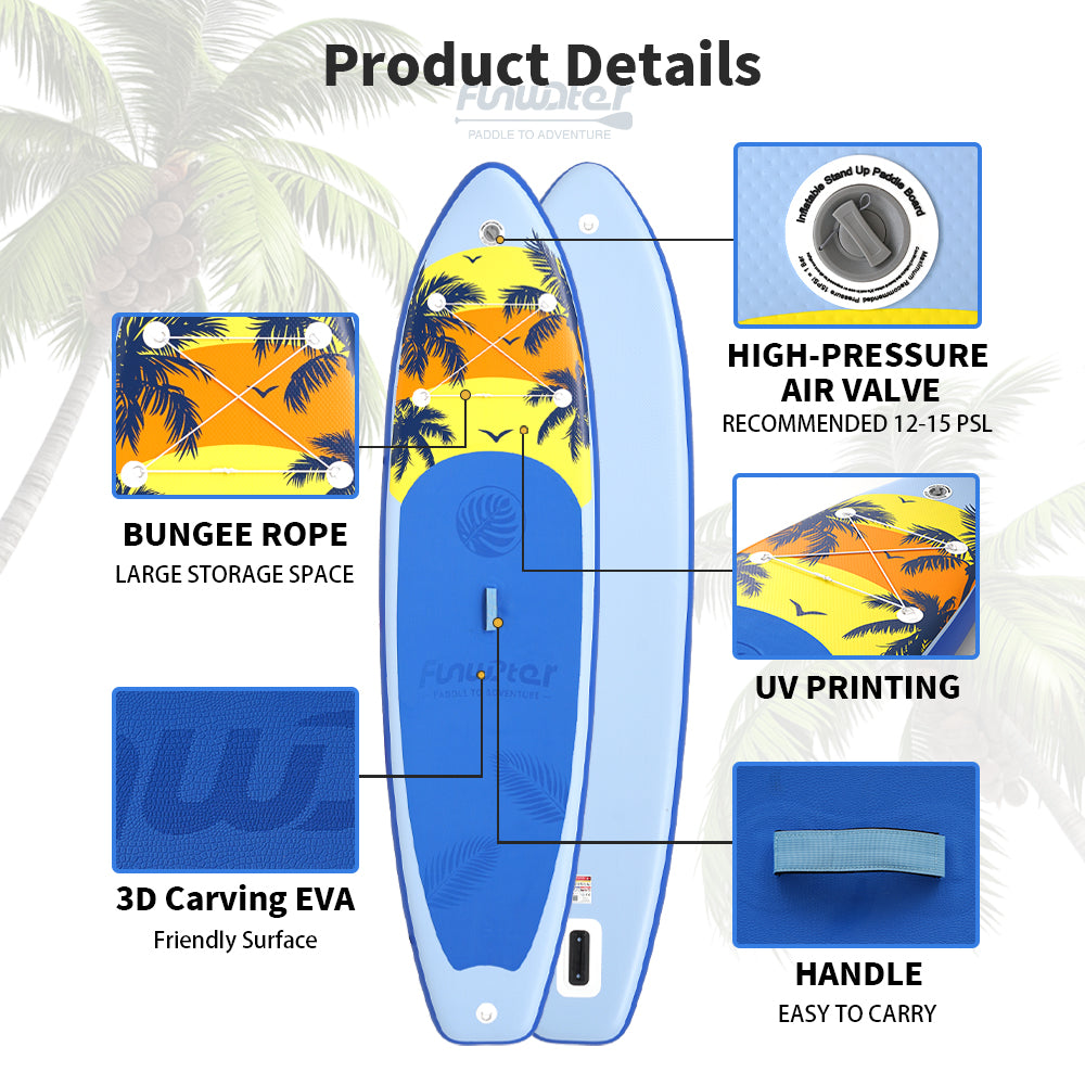 Tavola SUP Gonfiabile HAWAII Z 335*84*15 | Portata 165kg+ | Design Moderno | Leggero 11.5kg | Kit Completo