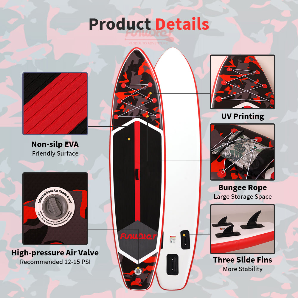 Tavola SUP Gonfiabile FUTURER 11'6" | Portata 180kg+ | Extra Large | Kit Completo
