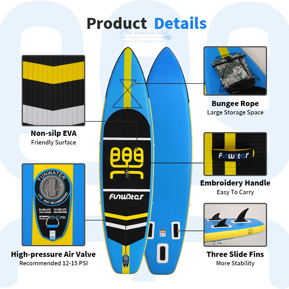 Tavola SUP gonfiabile 'Scout' 335*84*15 | Portata 165kg | Kit Completo