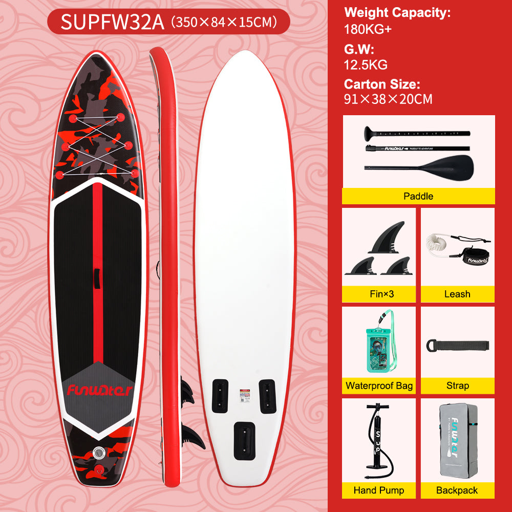 Tavola SUP Gonfiabile FUTURER 11'6" | Portata 180kg+ | Extra Large | Kit Completo