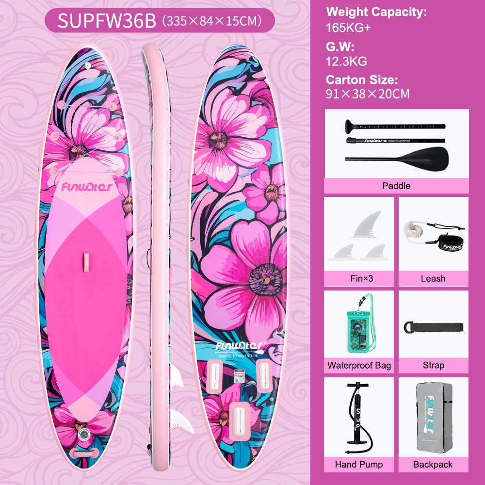 Tavola SUP Gonfiabile FOUNDER 335*84*15 | Portata 165kg+ | Base GoPro | Kit Completo