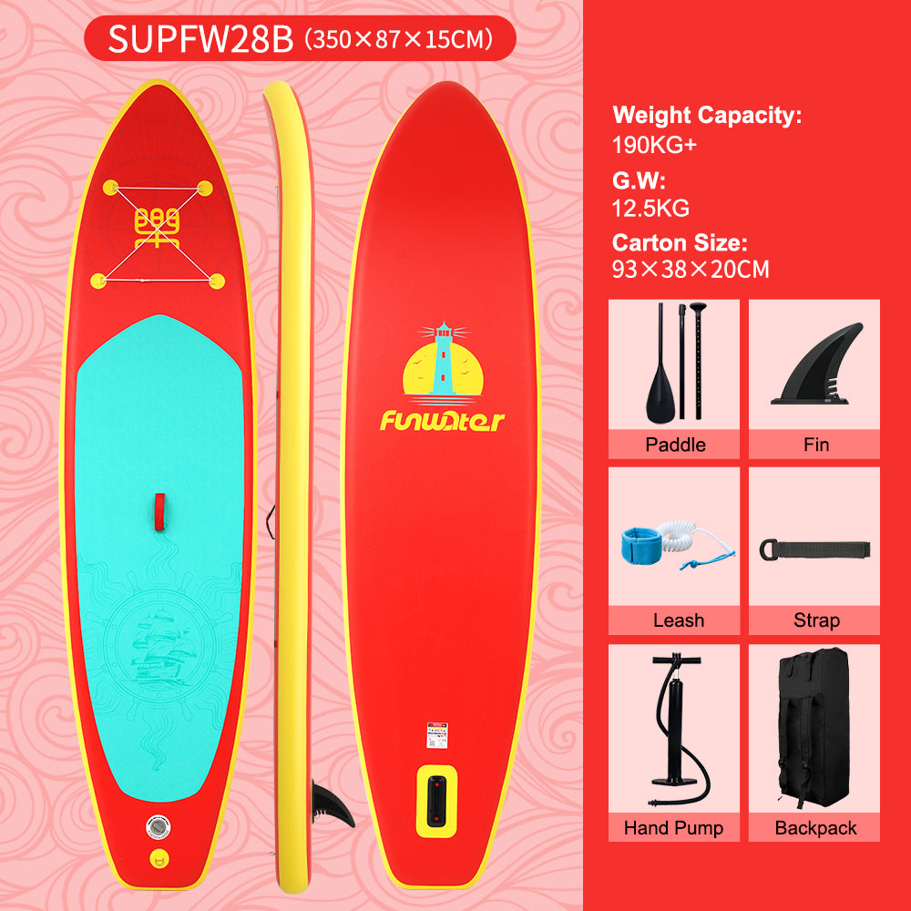 Tavola SUP gonfiabile 'Titan B94' 350*87*15 | Portata 190kg | Pedana 3D | Kit Completo