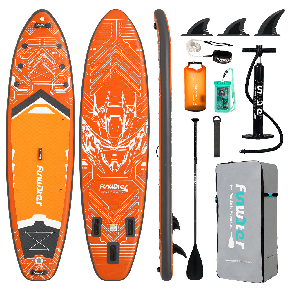 Tavola SUP Gonfiabile FOUNDER X 350*90*15 | Portata 200kg+ | Larghezza 90cm | Base GoPro | Kit completo
