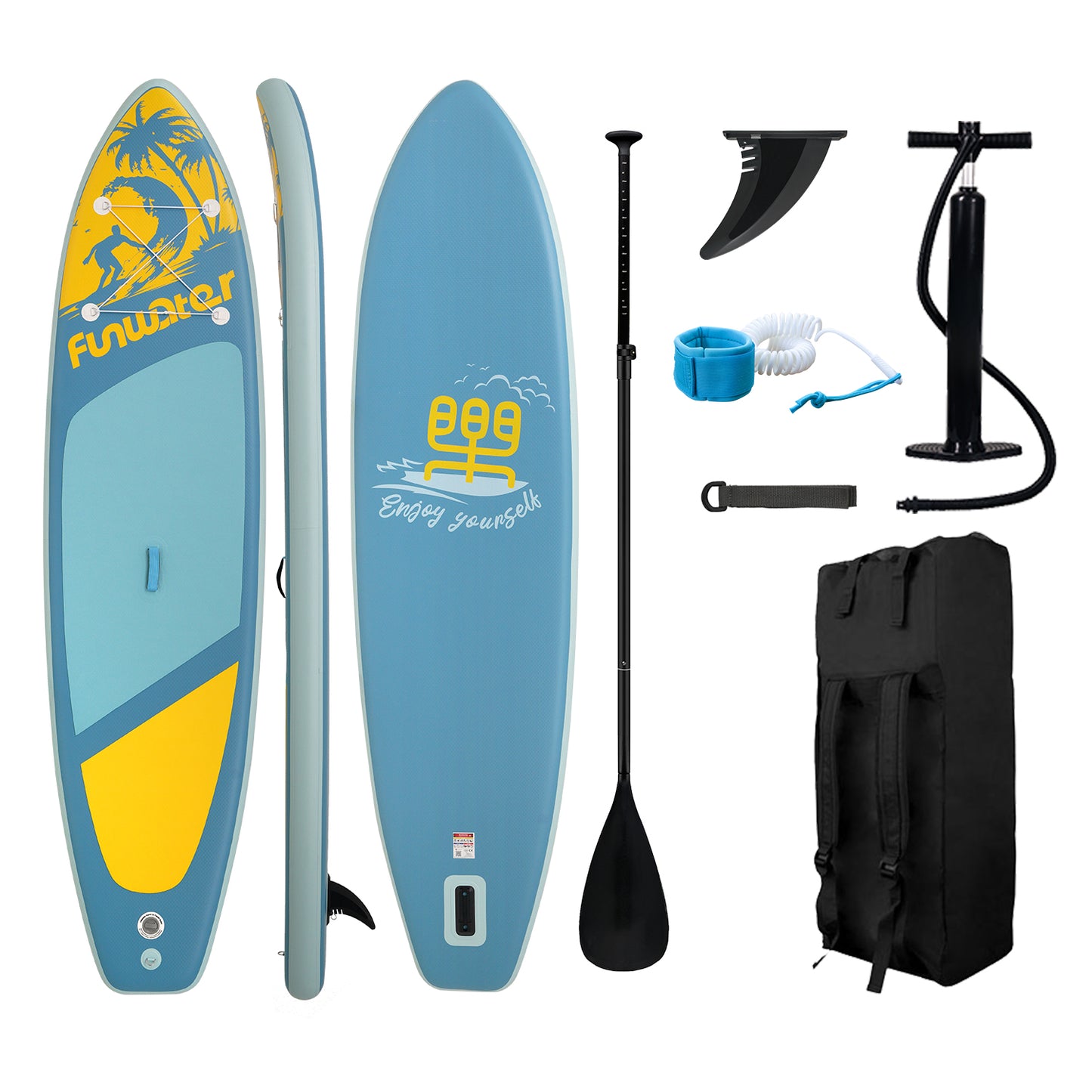 Tavola SUP gonfiabile 'Titan' 350*87*15 | Portata 190kg | Pedana 3D | Kit Completo