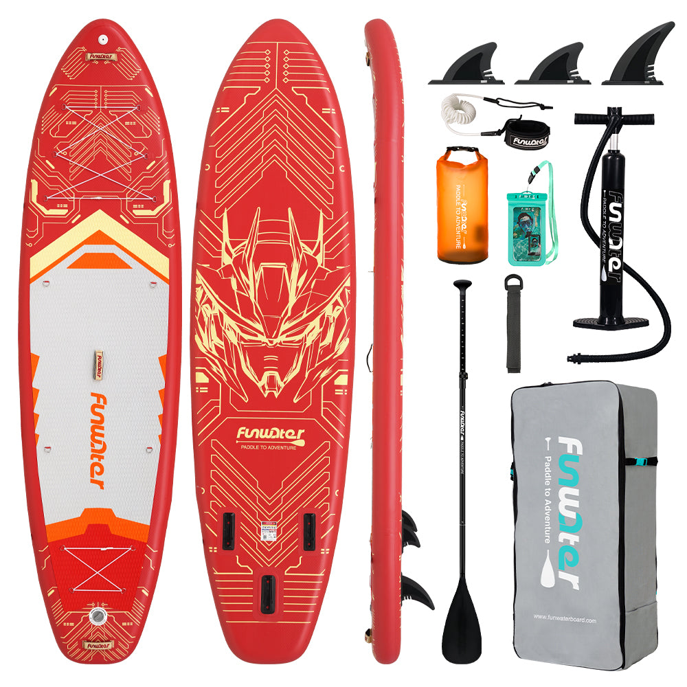 Tavola SUP Gonfiabile FOUNDER 350*90*15 | Portata 200kg+ | Larghezza 90cm | Base GoPro | Kit completo
