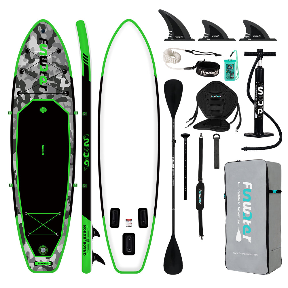 Tavola SUP gonfiabile 'Angler Classic' 330*84*15 | Portata 165kg | Kit Pesca con Seggiolino