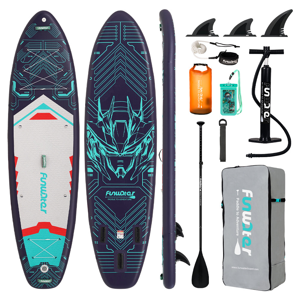 Tavola SUP Gonfiabile FOUNDER Z 350*90*15 | Portata 200kg+ | Larghezza 90cm | Base GoPro | Kit completo