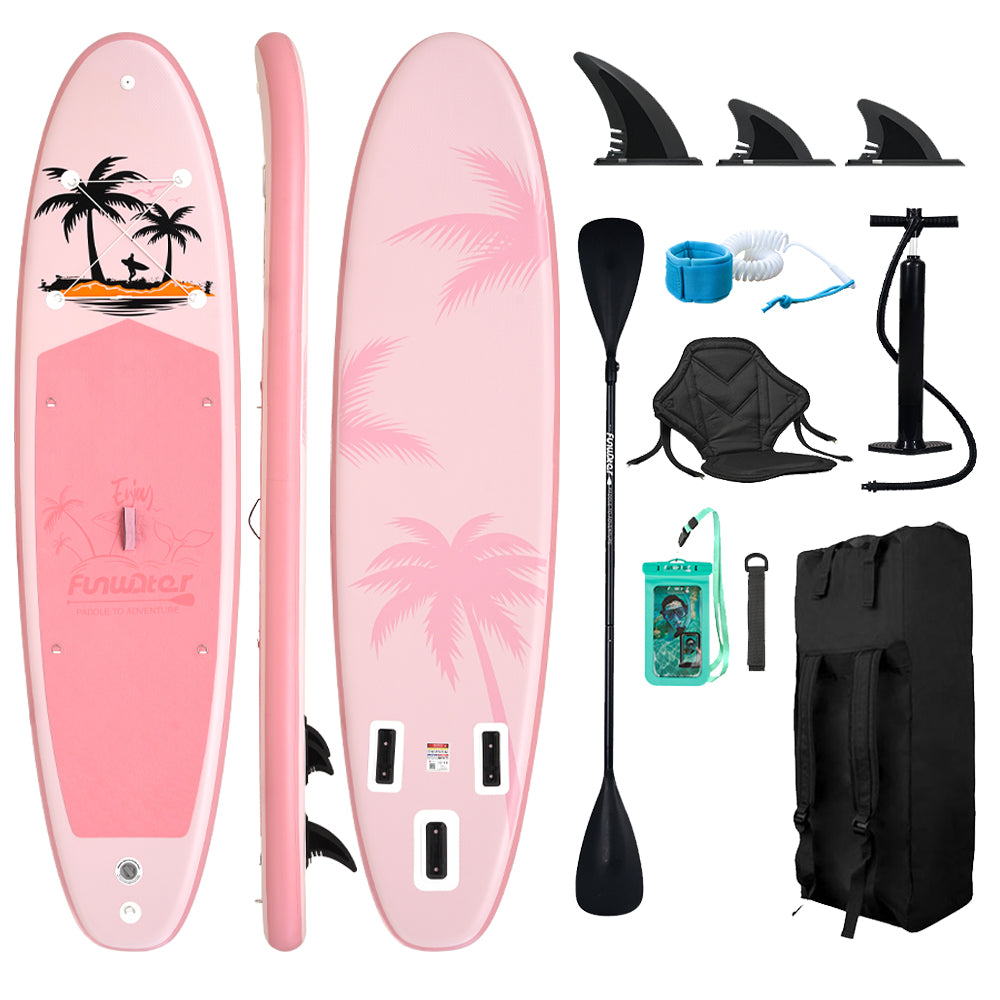 Tavola SUP Gonfiabile HUNTER 335*84*15 | Portata 165kg+ | Con Seggiolino | Base GoPro | Kit Completo