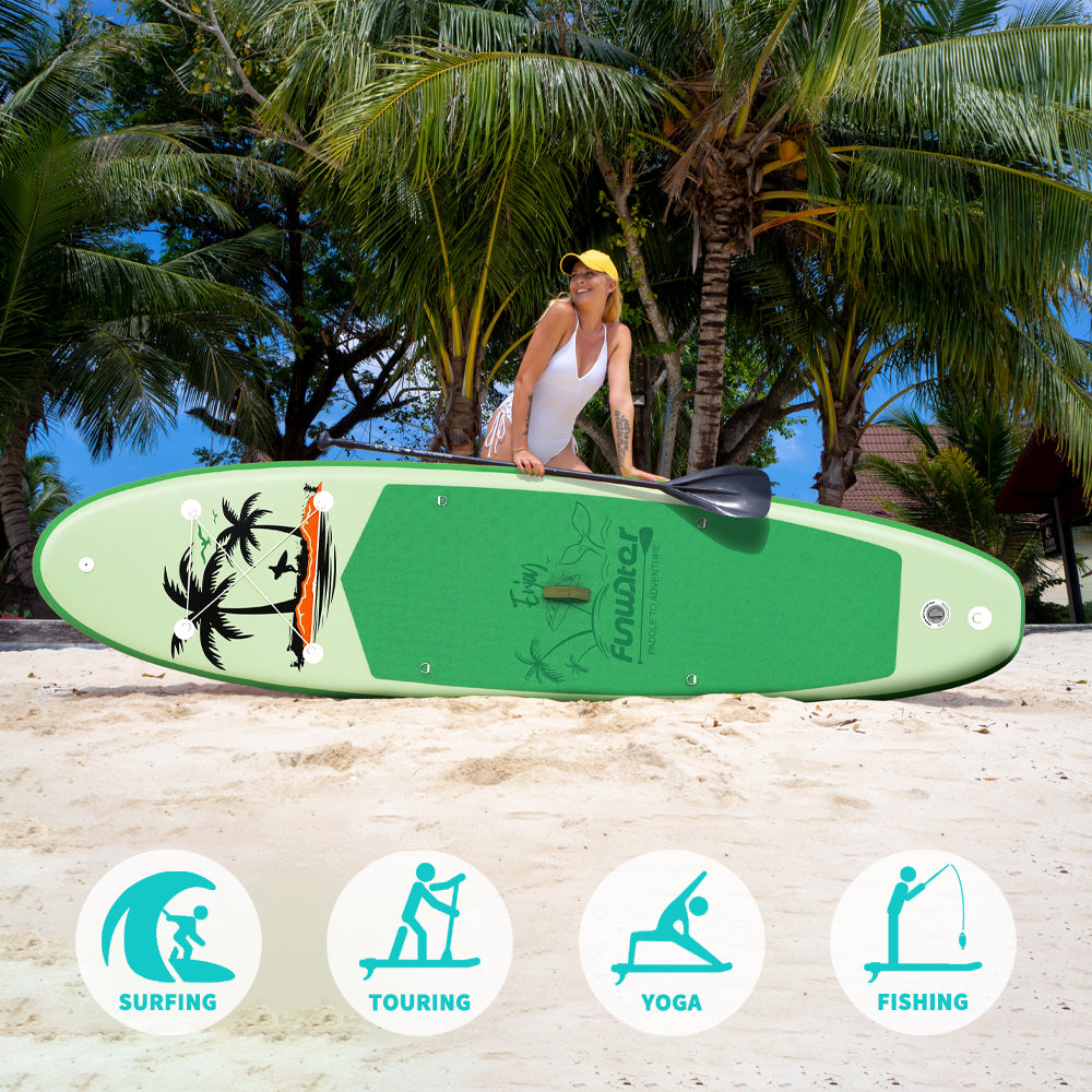 Tavola SUP Gonfiabile MIAMI X 335x84x15 | Portata 165kg+ | Con Seggiolino | Base GoPro | Kit Pesca Completo