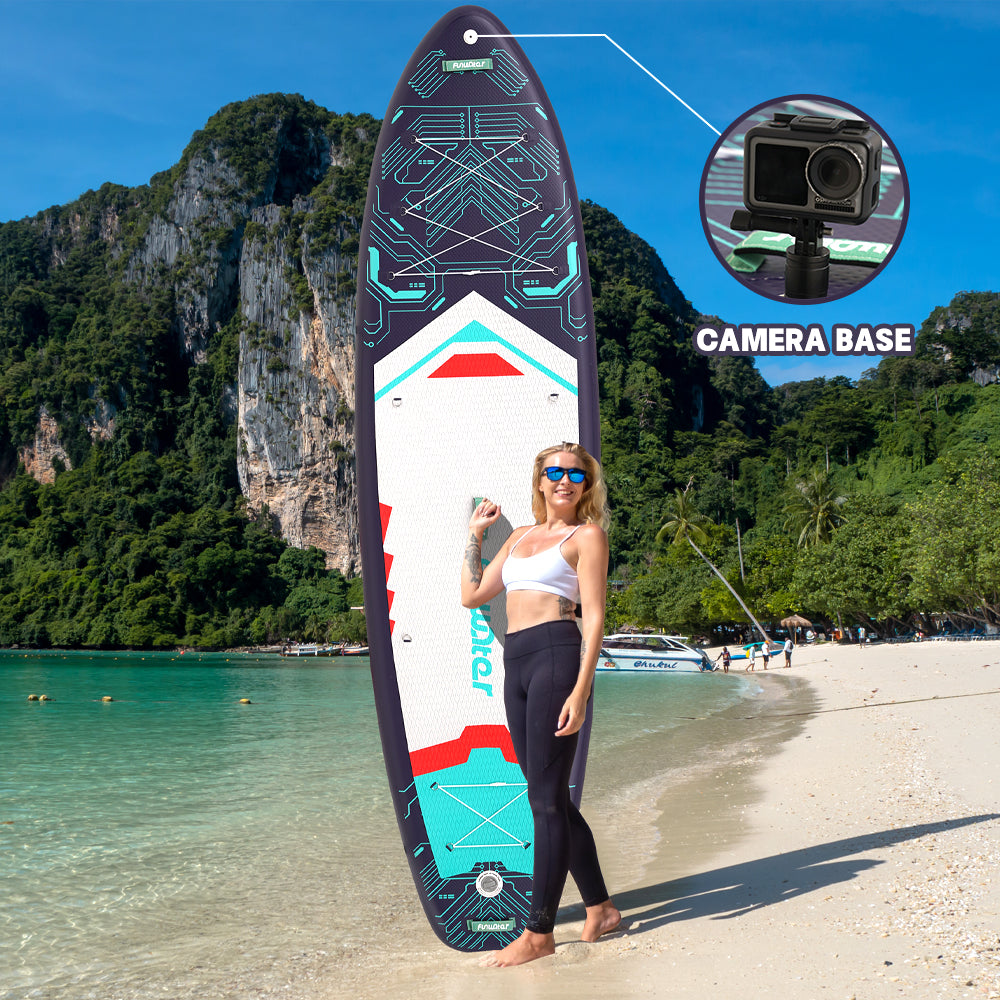 Tavola SUP Gonfiabile FOUNDER Z 350*90*15 | Portata 200kg+ | Larghezza 90cm | Base GoPro | Kit completo