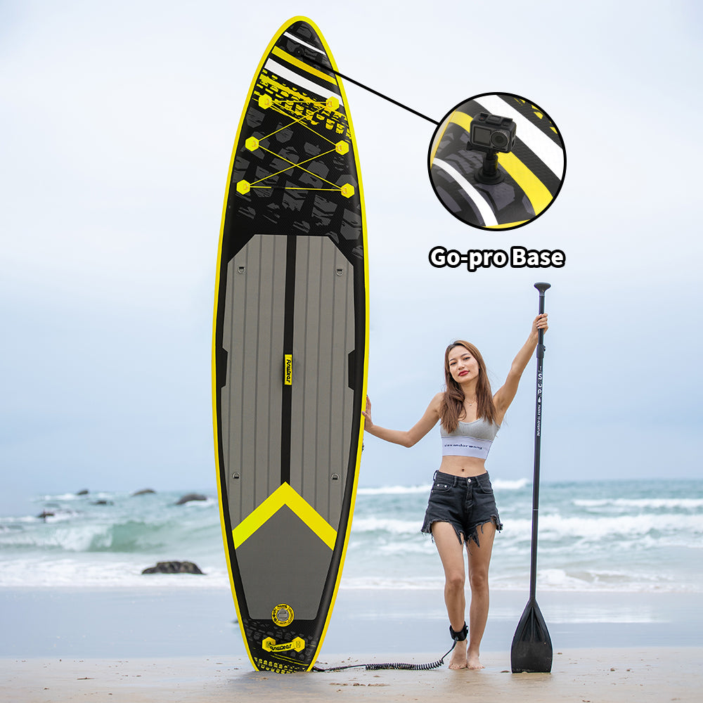 Tavola SUP gonfiabile 'Explorer Pro' 350*84*15 | Portata 180kg | Base per GoPro | Kit Completo