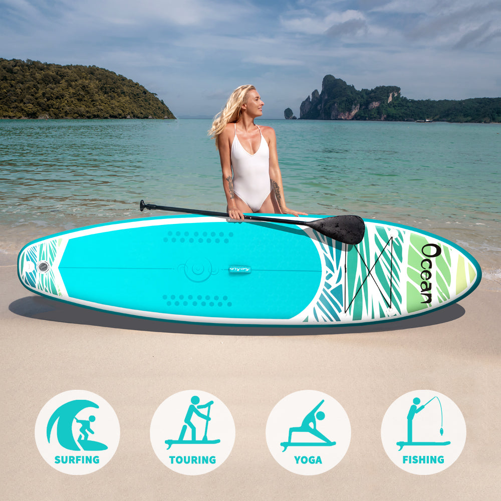 Tavola SUP Gonfiabile Ocean 11' | Portata 165kg+ | Design Marino | Kit Completo