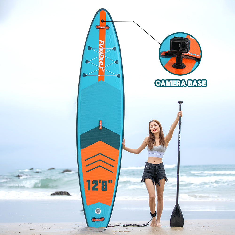 Tavola SUP Gonfiabile FUNWAY 385*85*15 | Portata 230kg+ | XXL Extra Large | Doppia Pagaia | Kit Doppio Completo