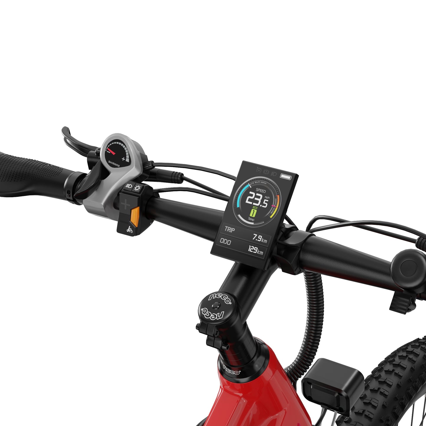 DUOTTS E29 Black-Red | Sospensione Doppia | Batteria Smart | Display Avanzato