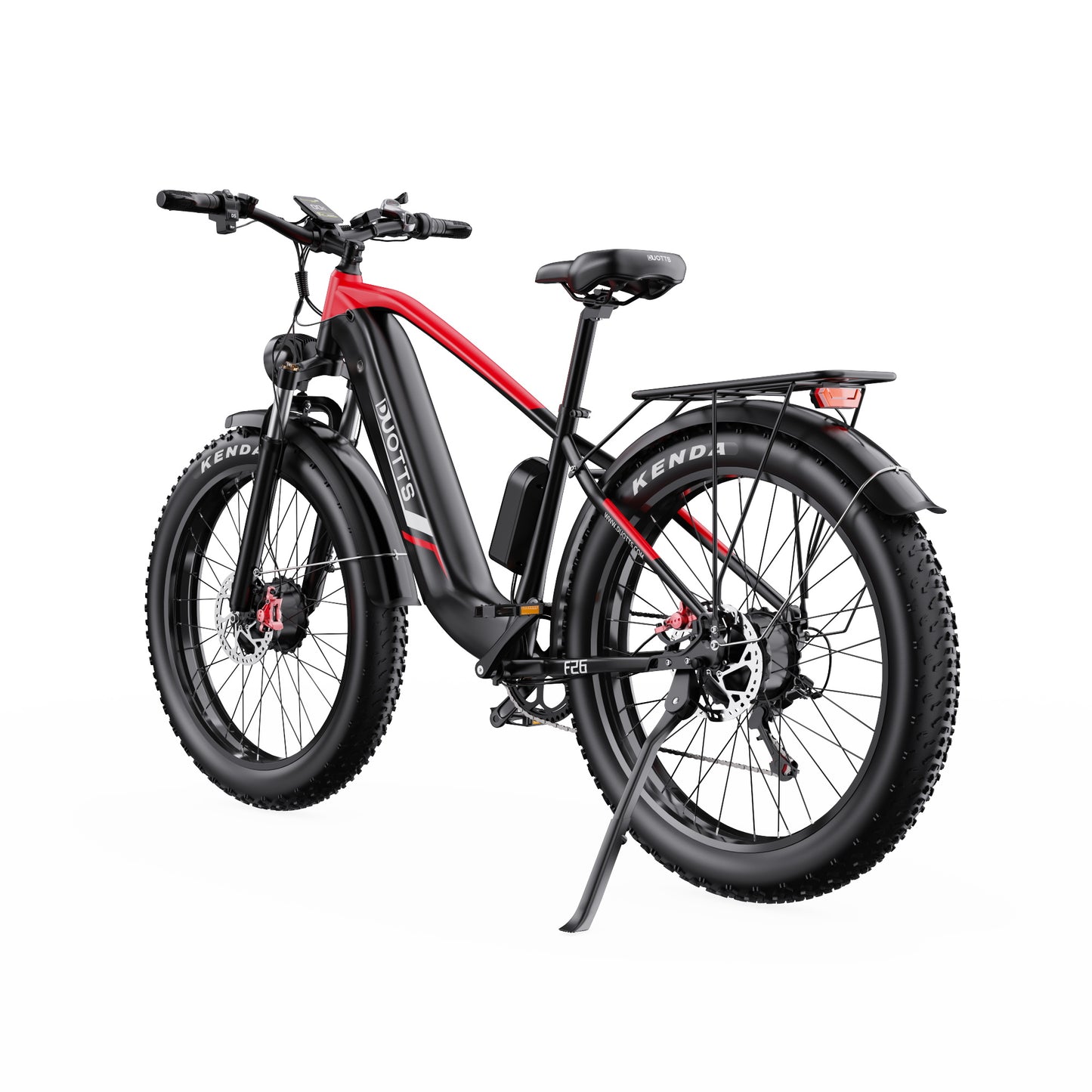 DUOTTS F26 PRO BLACK – E-Bike Cargo Elettrica con Doppio Motore da 750W, Batteria Rimovibile 48V 20AH Samsung e Display LCD (Copia)
