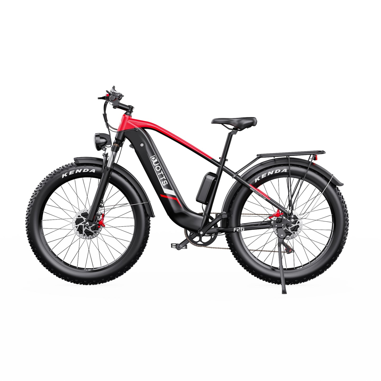DUOTTS F26 PRO BLACK – E-Bike Cargo Elettrica con Doppio Motore da 750W, Batteria Rimovibile 48V 20AH Samsung e Display LCD (Copia)