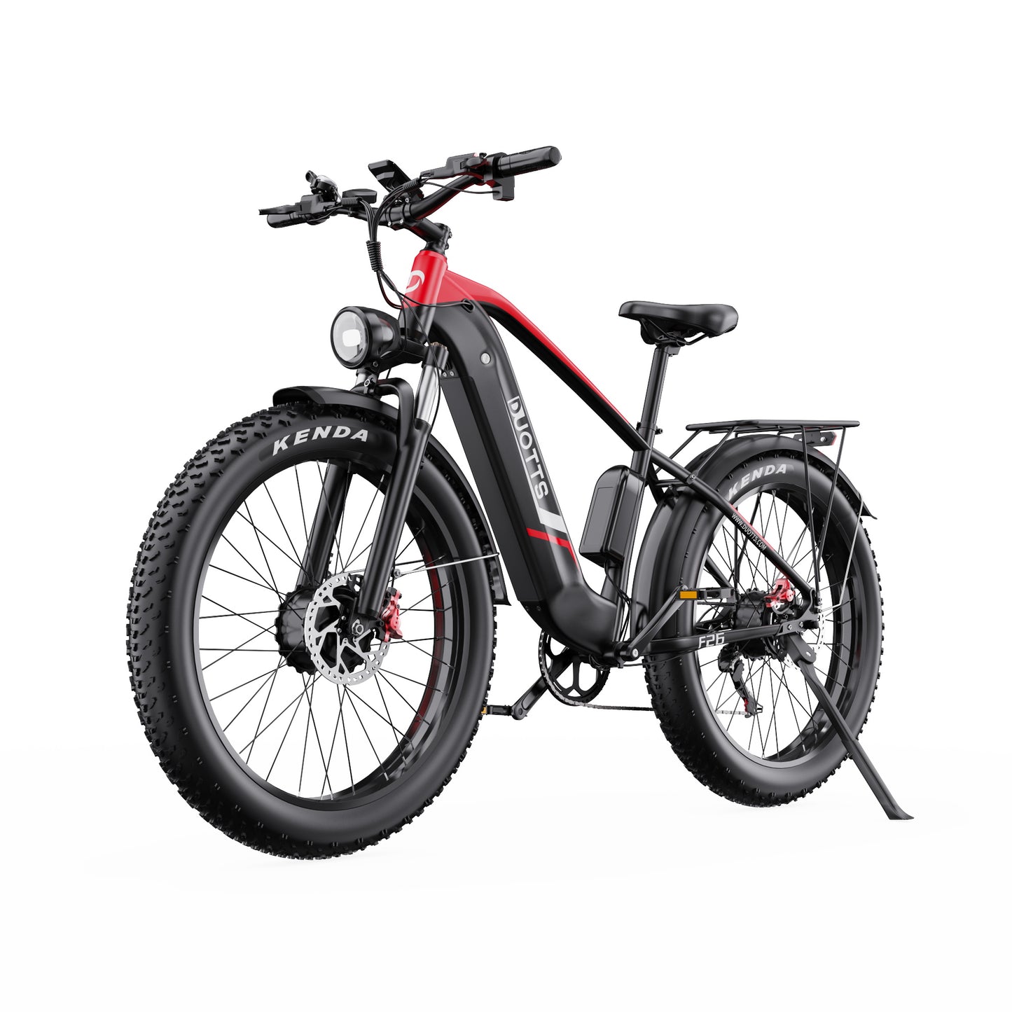 DUOTTS F26 PRO BLACK – E-Bike Cargo Elettrica con Doppio Motore da 750W, Batteria Rimovibile 48V 20AH Samsung e Display LCD (Copia)