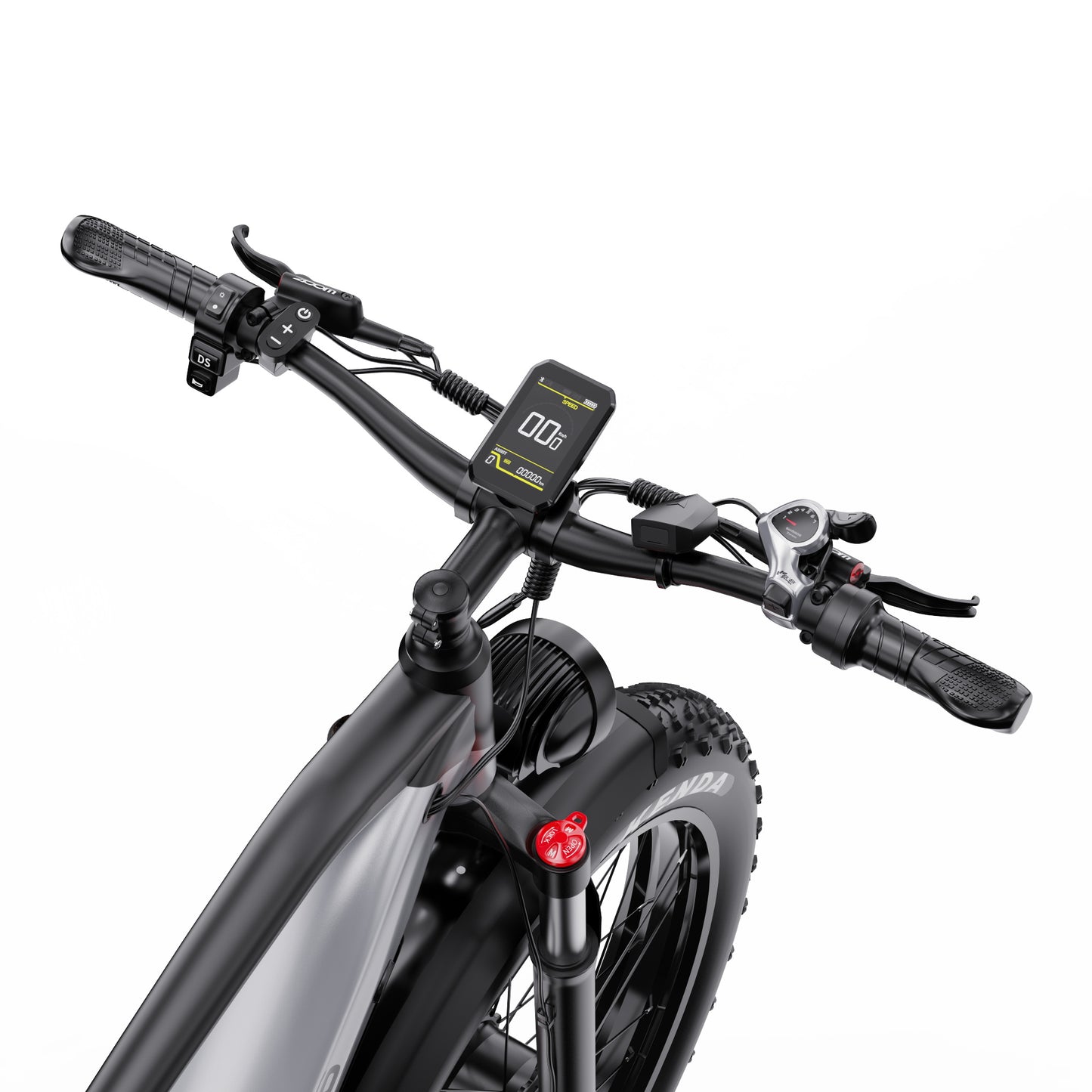 DUOTTS F26 PRO SILVER – E-Bike Cargo Elettrica con Doppio Motore da 750W, Batteria Rimovibile 48V 20AH Samsung e Display LCD