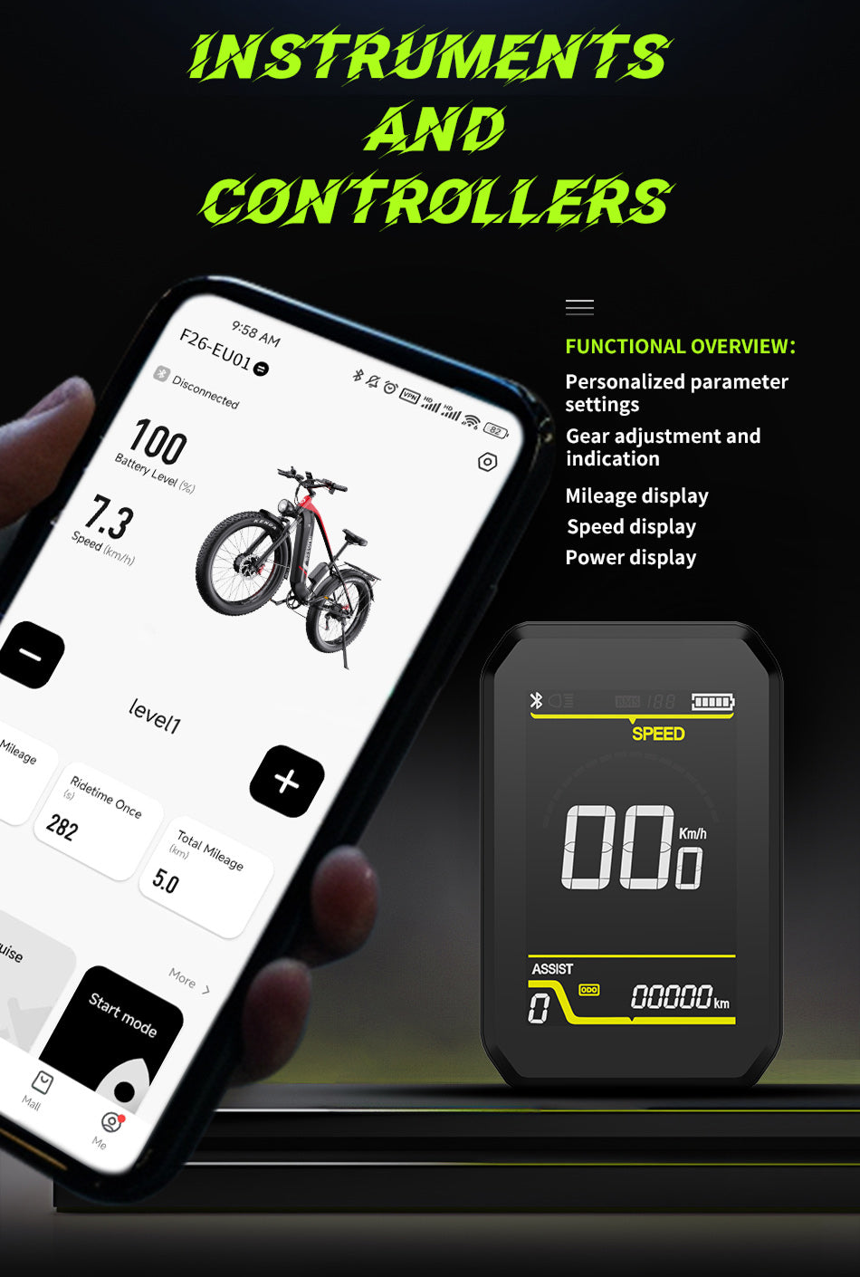 DUOTTS F26 PRO SILVER – E-Bike Cargo Elettrica con Doppio Motore da 750W, Batteria Rimovibile 48V 20AH Samsung e Display LCD