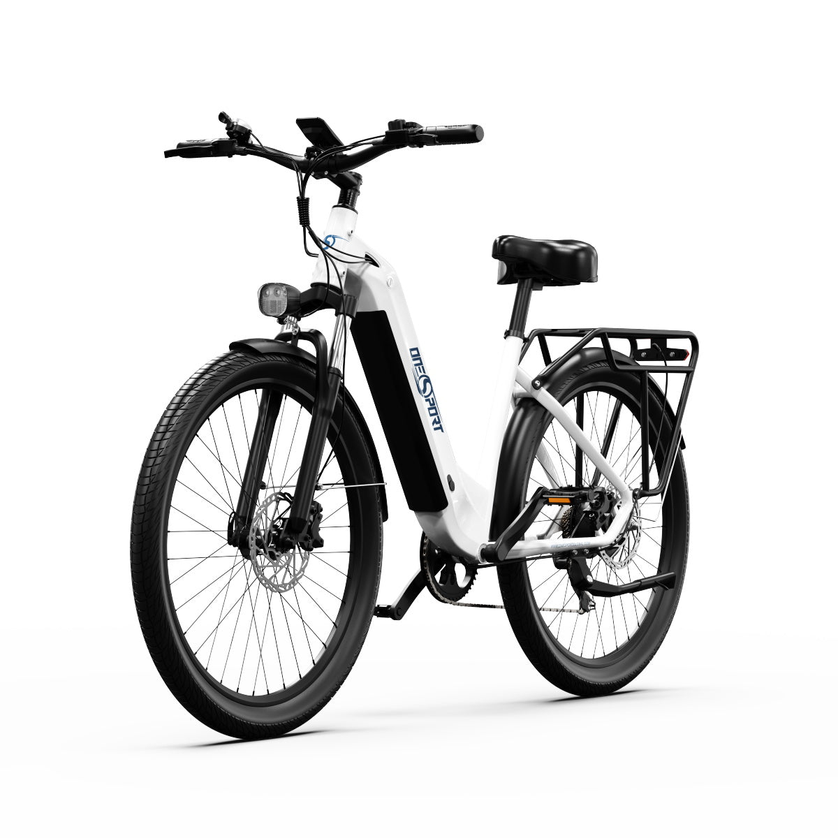 OneSport OT05 PRO WHITE - e-Bike Avanzata | Motore 250W | Batteria Estraibile | Display LCD