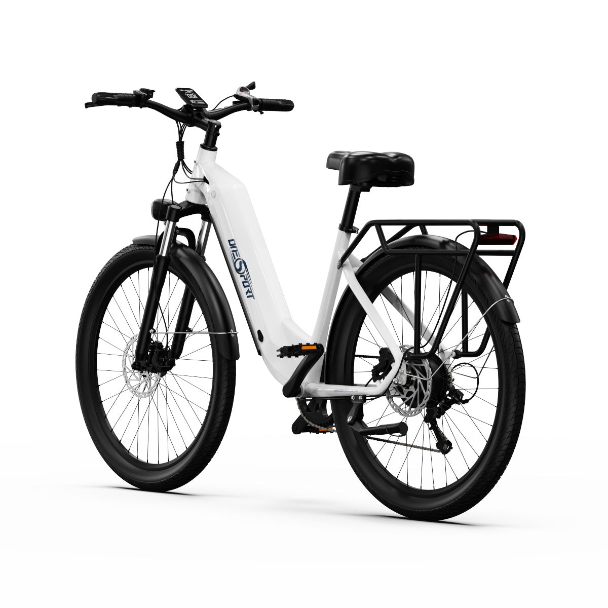 OneSport OT05 PRO WHITE - e-Bike Avanzata | Motore 250W | Batteria Estraibile | Display LCD