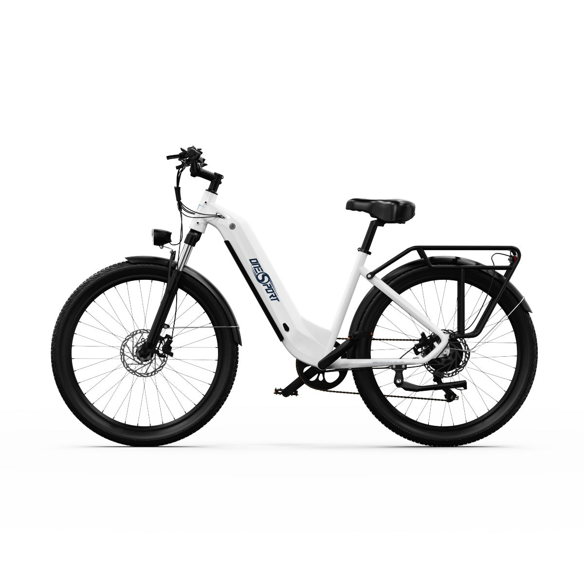 OneSport OT05 PRO WHITE - e-Bike Avanzata | Motore 250W | Batteria Estraibile | Display LCD