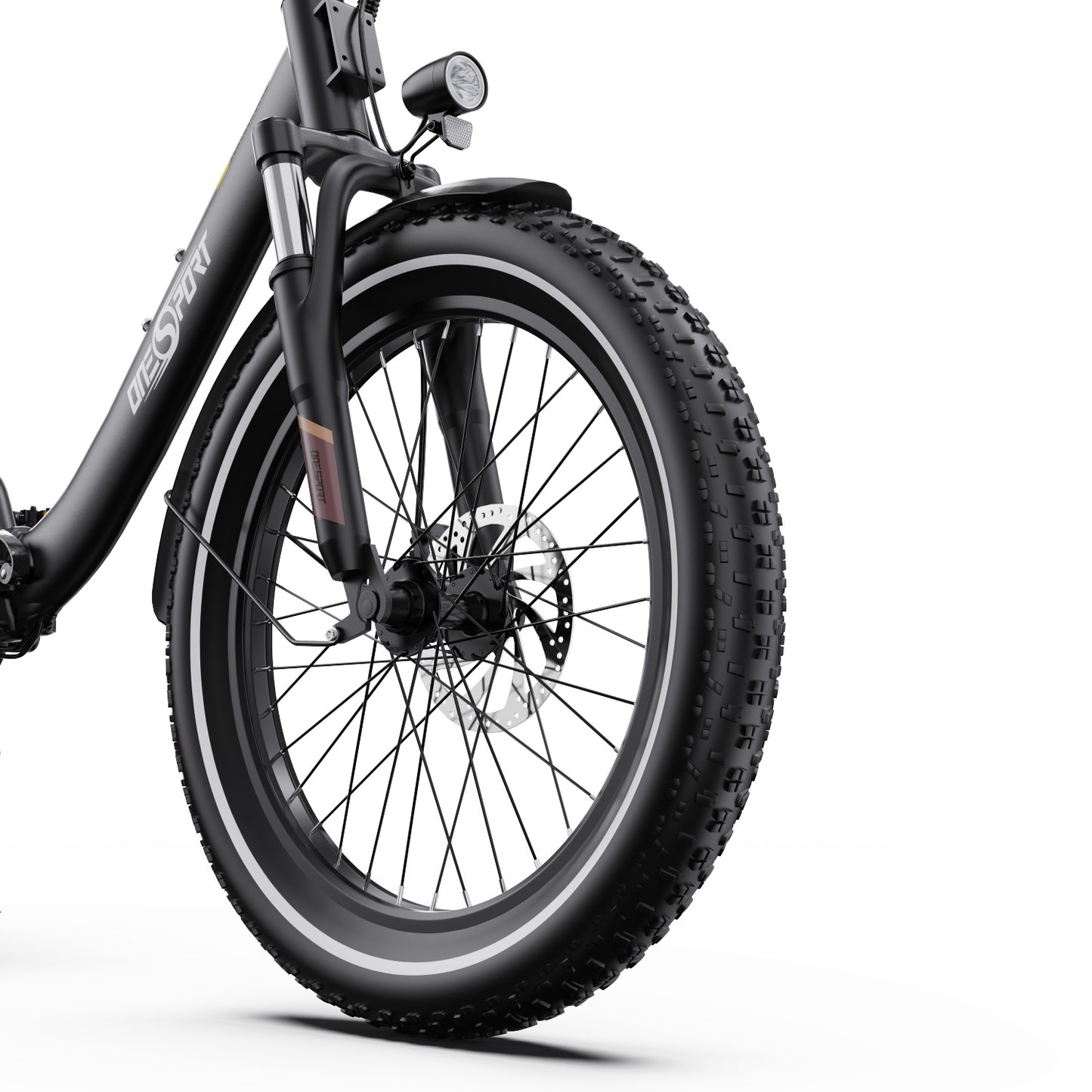 ONESPORT OT16 BLACK-BROWN – E-BIKE Pieghievole con Motore 48V 250W Potente, Batteria Rimovibile e Sospensioni