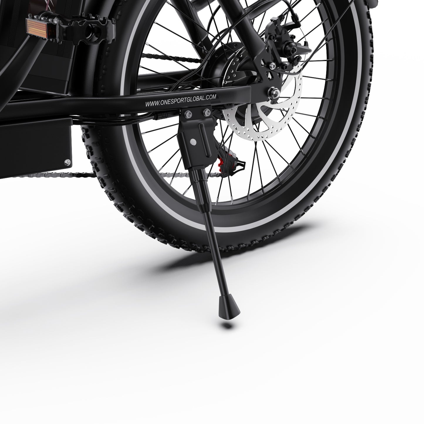 ONESPORT OT16 BLACK-BROWN – E-BIKE Pieghievole con Motore 48V 250W Potente, Batteria Rimovibile e Sospensioni