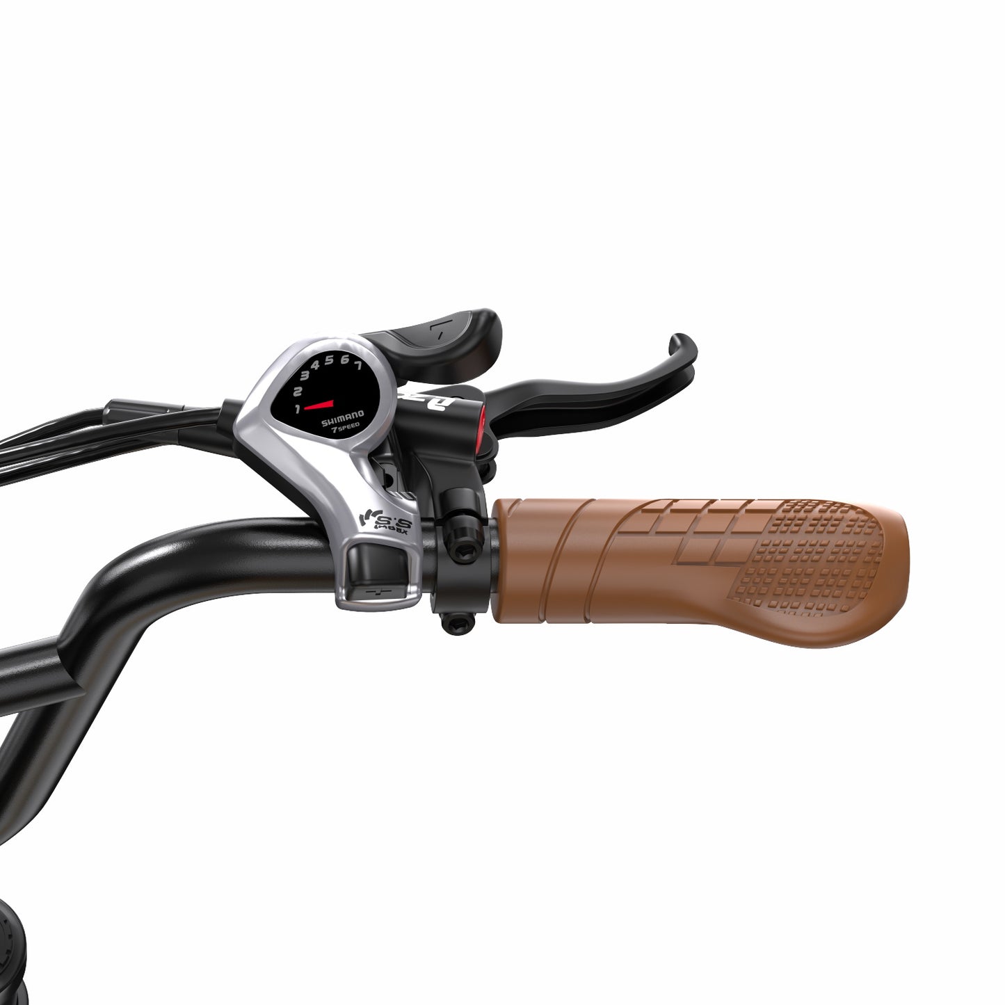 ONESPORT W77 BEIGE – E-BIKE Urbana con Batteria Integrata, Motore BAFANG 48V 500W e Display LCD