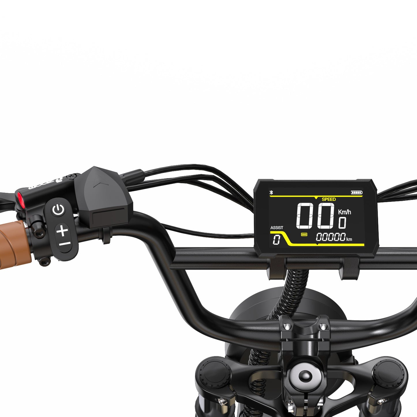ONESPORT W77 BEIGE – E-BIKE Urbana con Batteria Integrata, Motore BAFANG 48V 500W e Display LCD