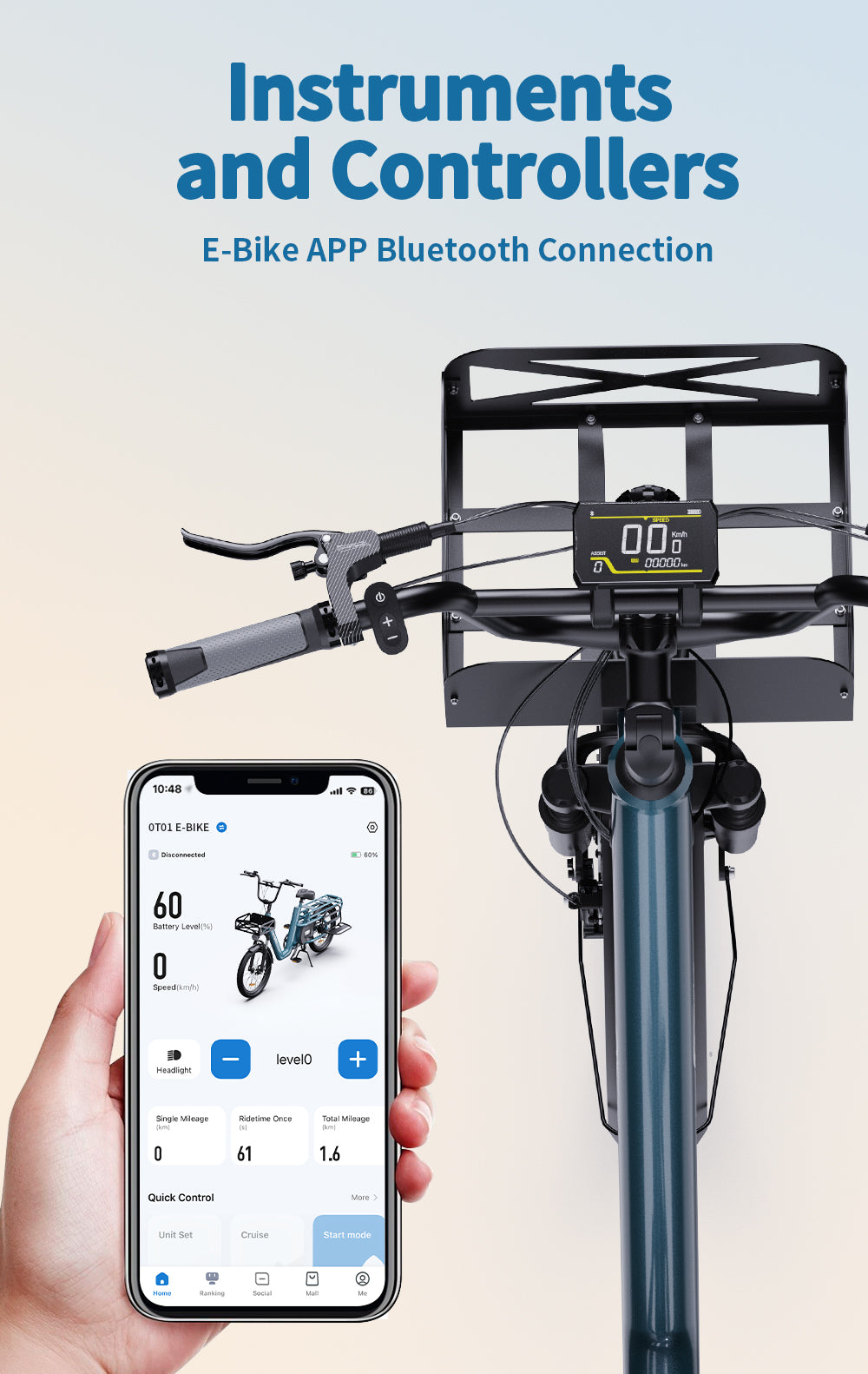 OneSport OT01 - e-Bike City Style | Motore 500W | Autonomia 80km