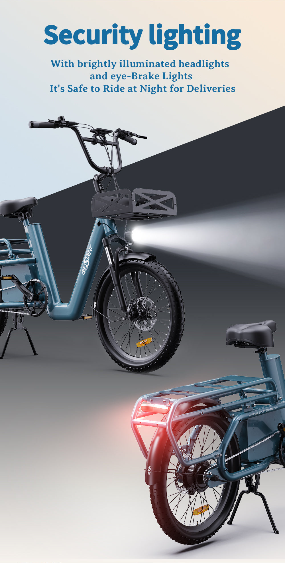 OneSport OT01 - e-Bike City Style | Motore 500W | Autonomia 80km