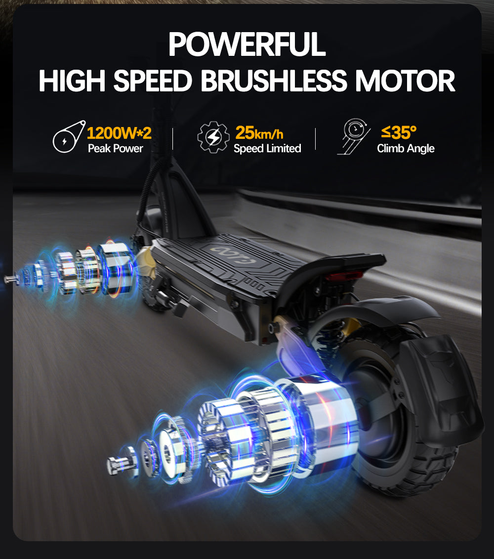 MONOPATTINO Elettrico OOTD S30 | 1200W | 65 km/h | Autonomia 65km | Freni a Disco Idraulici