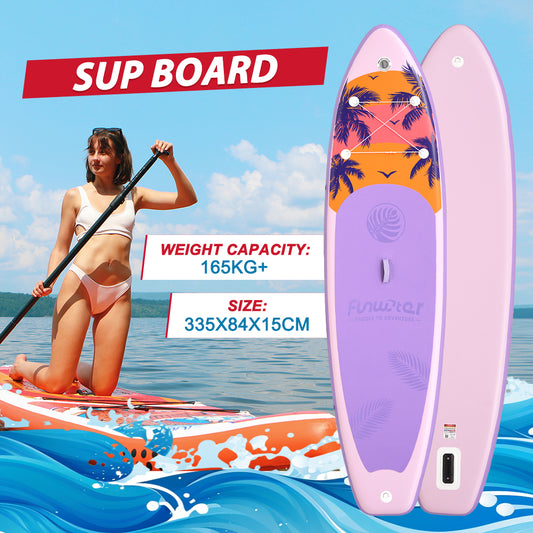 Tavola SUP Gonfiabile HAWAII 335*84*15 | Portata 165kg+ | Design Moderno | Leggero 11.5kg | Kit Completo