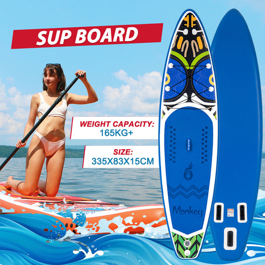 SUP Gonfiabile  F-Lite 335*83*15 | Portata 165kg+ | Design Monkey Esclusivo | Kit Completo