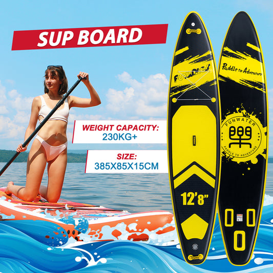 Tavola SUP Gonfiabile WAVE Z 385*85*15  | Portata 230kg+ | XXL Extra Large | Doppia Pagaia | Kit Completo per 2 Persone