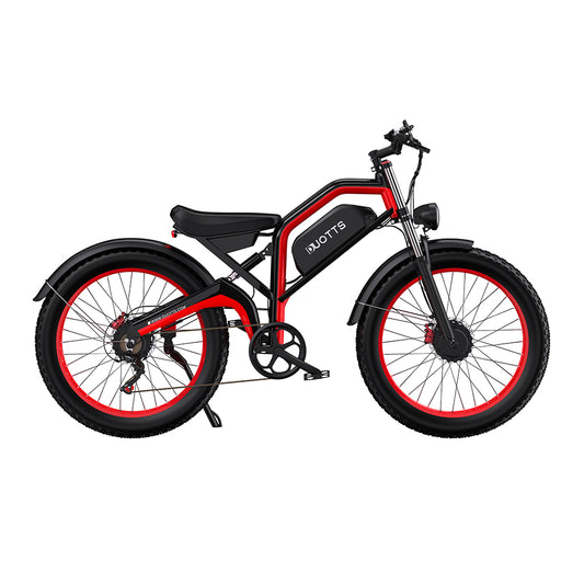 DUOTTS N26 RED – E-Bike con Doppia Modalità di Guida, DOPPIO MOTORE 750W, Display LCD Avanzato e Sospensione Regolabile