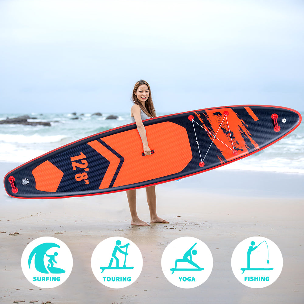 Tavola SUP Gonfiabile WAVE X 385*85*15  | Portata 230kg+ | XXL Extra Large | Doppia Pagaia | Kit Completo per 2 Persone