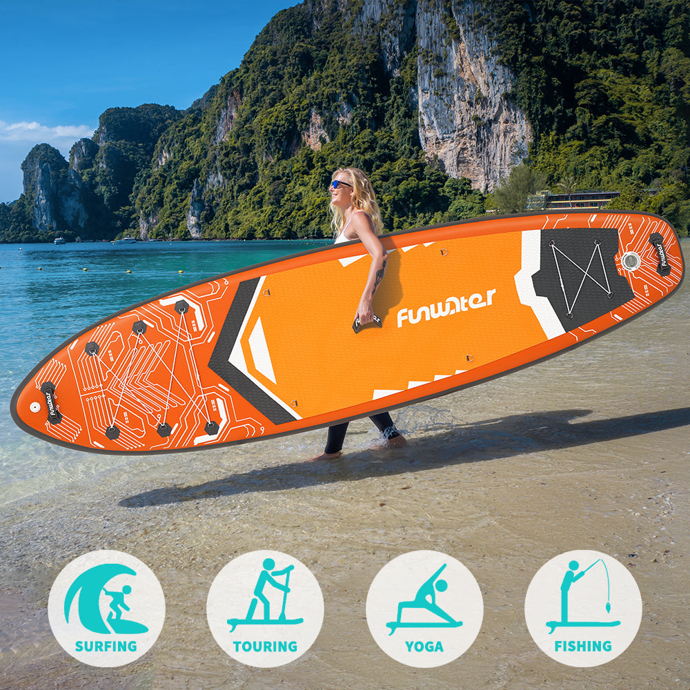 Tavola SUP Gonfiabile FOUNDER X 350*90*15 | Portata 200kg+ | Larghezza 90cm | Base GoPro | Kit completo