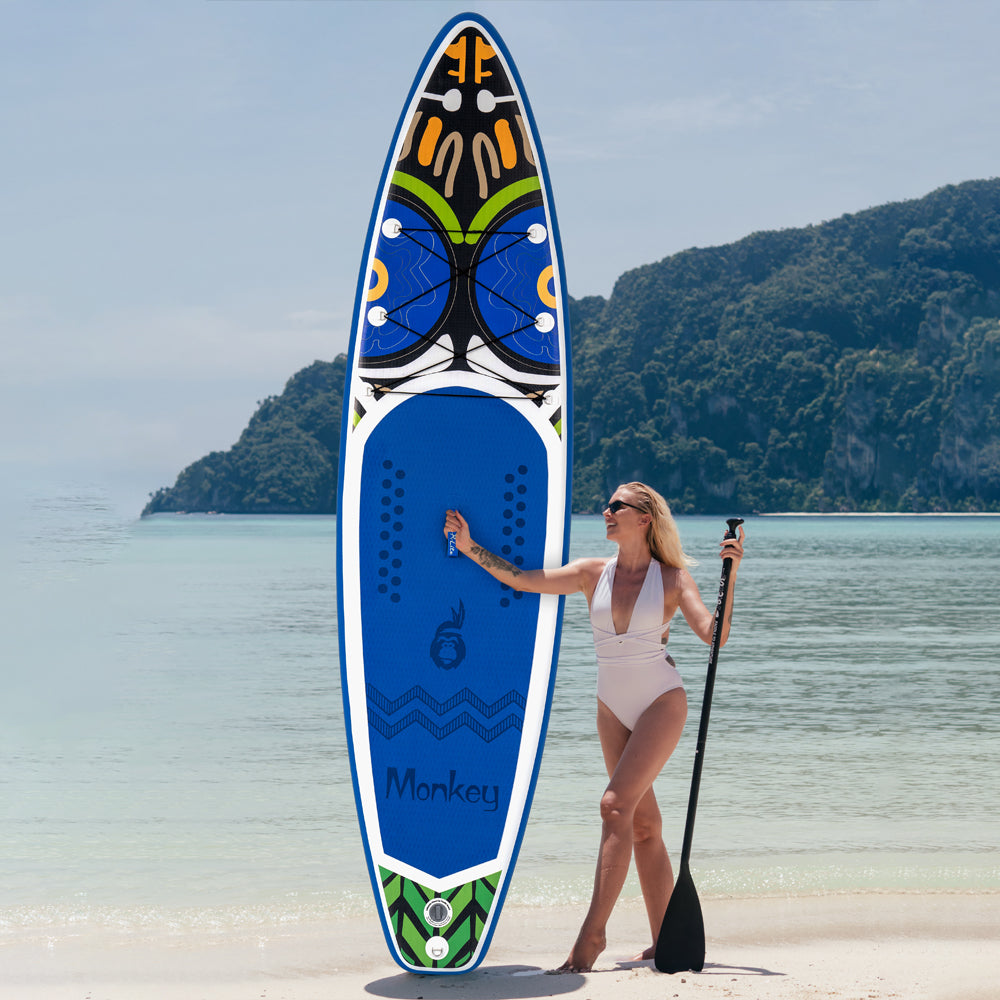 SUP Gonfiabile  F-Lite 335*83*15 | Portata 165kg+ | Design Monkey Esclusivo | Kit Completo