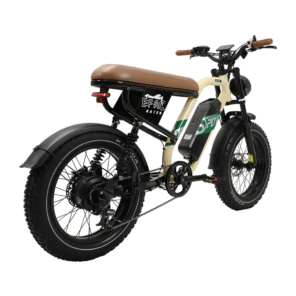 ONESPORT W66 BEIGE – E-BIKE Urbana con Batteria Integrata, Motore BAFANG 48V  500W e Display LCD
