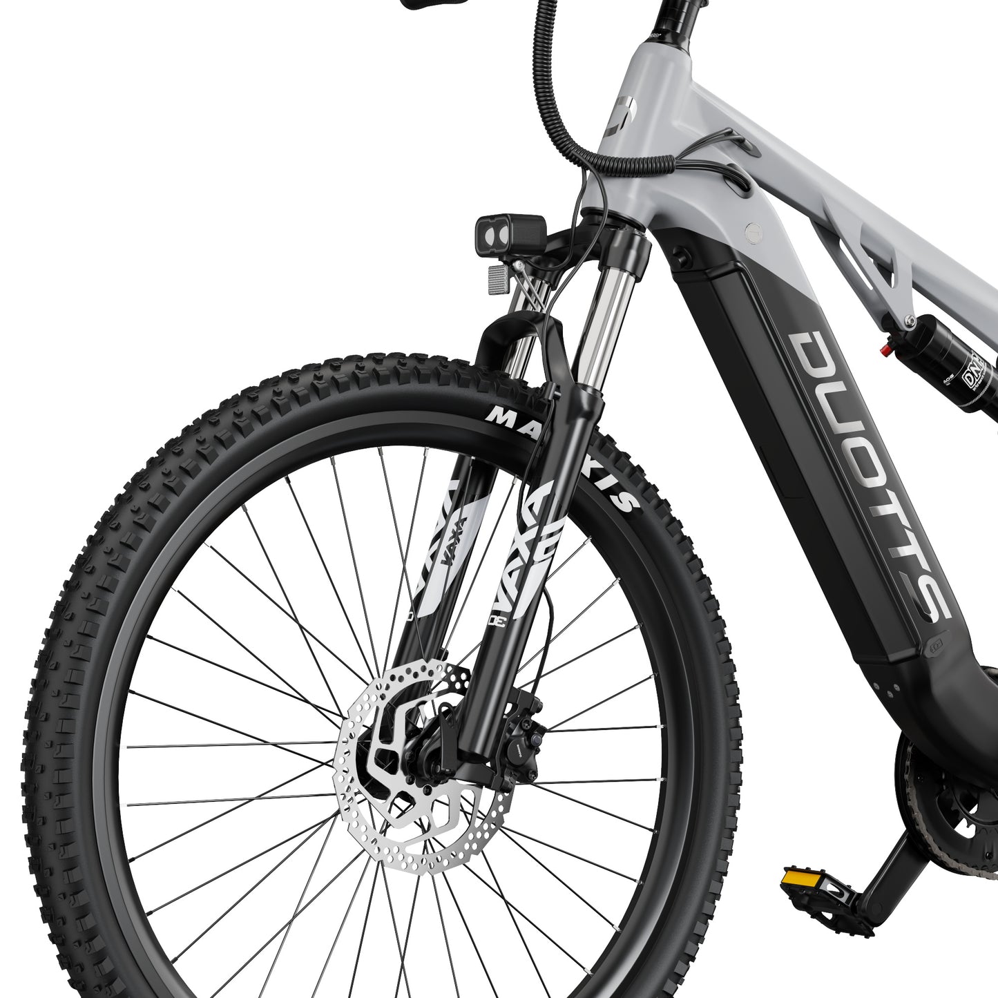 DUOTTS E29 Silver | Sospensione Doppia | Batteria Smart | Display Avanzato