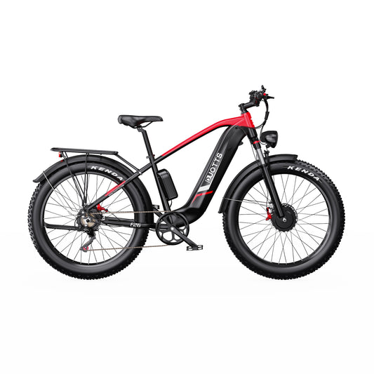 DUOTTS F26 PRO BLACK – E-Bike Cargo Elettrica con Doppio Motore da 750W, Batteria Rimovibile 48V 20AH Samsung  e Display LCD (Copia)