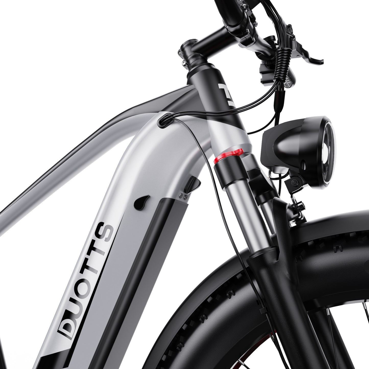 DUOTTS F26 PRO SILVER – E-Bike Cargo Elettrica con Doppio Motore da 750W, Batteria Rimovibile 48V 20AH Samsung  e Display LCD
